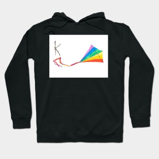 K for kite alphabet illustration Hoodie